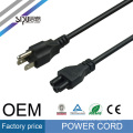 SIPU NEMA 5-15P UL certificado 3 dientes 15A 125V usa cable de corriente alterna